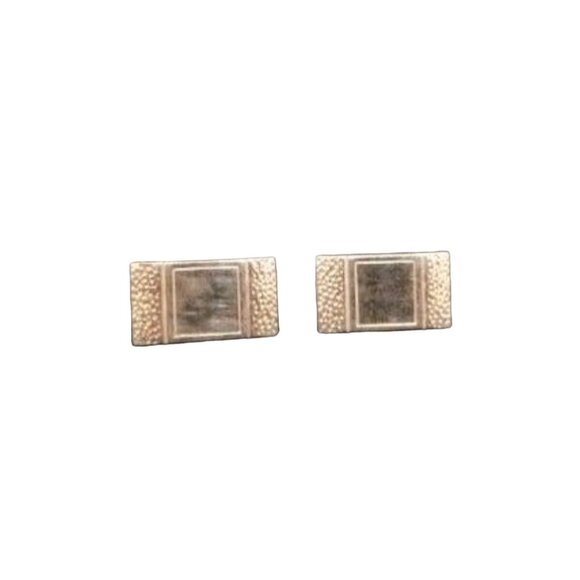 Vintage Gold Toned Cufflinks Men's Formal Wear Dress Shirt Cuff Link - Picture 1 of 2
